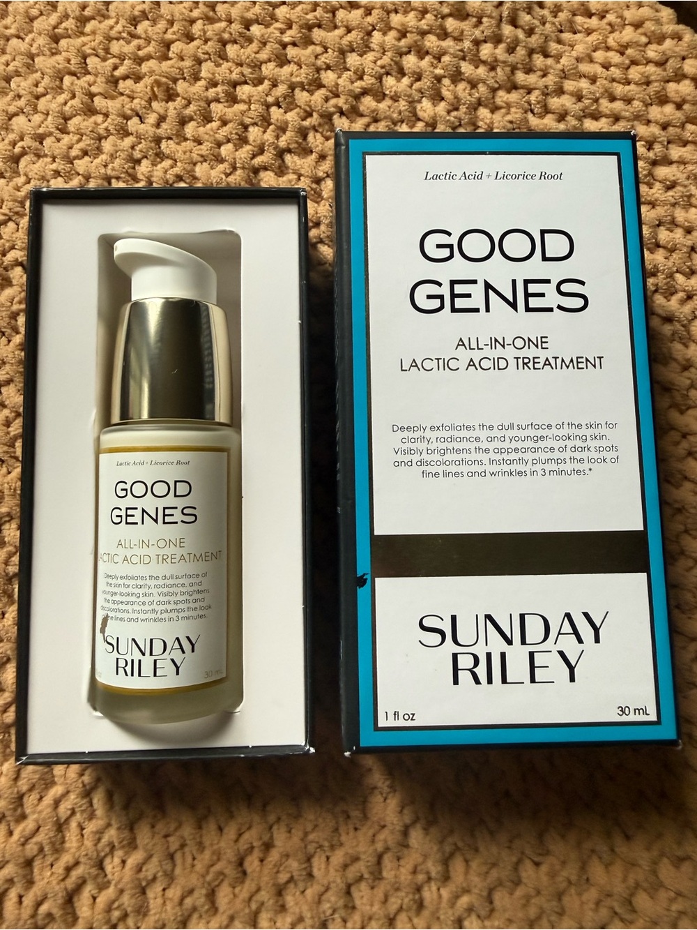 Sunday Riley Good Genes Serum - White & Gold Accents